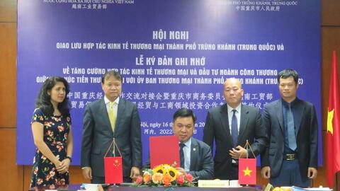 Tăng cường hợp tác kinh tế, thương mại và đầu tư với Trùng Khánh (Trung Quốc)