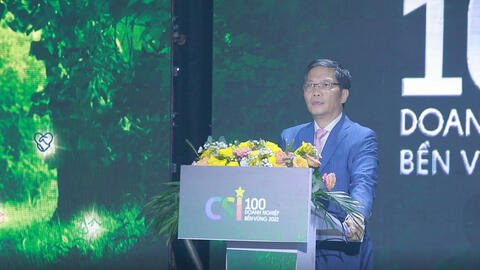 Đồng chí Trần Tuấn Anh, Uỷ viên Bộ Chính trị, Trưởng Ban Kinh tế Trung ương dự Lễ Công bố các Doanh nghiệp bền vững Việt Nam
