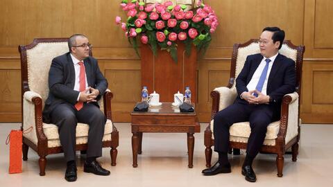 Phó Trưởng Ban Chính sách, chiến lược Trung ương Nguyễn Đức Trung tiếp Phó Đại sứ Cuba tại Việt Nam