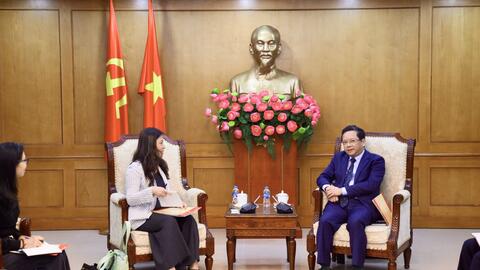 Phó Trưởng Ban Chính sách, chiến lược Trung ương Nguyễn Đức Hiển chủ trì làm việc với Đoàn công tác của Tổ chức Phát triển Công nghiệp Liên Hợp Quốc để thúc đẩy hợp tác nghiên cứu khoa học và tư vấn chính sách