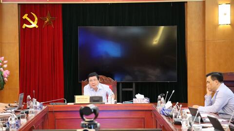 Phó Trưởng Ban Kinh tế Trung ương Nguyễn Thành Phong làm việc với một số tập đoàn, tổng công ty, doanh nghiệp nhà nước