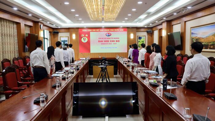 Chi bộ vụ Kinh tế ngành, Ban Chính sách, chiến lược Trung ương tổ chức Đại hội Chi bộ, nhiệm kỳ 2025- 2027