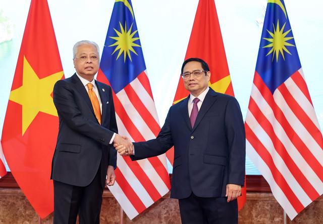 Thủ tướng Phạm Minh Chính và Thủ tướng Malaysia Dato’ Sri Ismail Sabri bin Yaakob - Ảnh: VGP