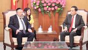 Trưởng Ban Chính sách, chiến lược Trung ương Trần Lưu Quang tiếp và làm việc với Bộ trưởng Bộ Lao động, Nhà nước Israel