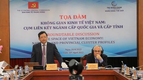 Tọa đàm “Không gian Kinh tế Việt Nam: Cụm liên kết ngành cấp quốc gia và cấp tỉnh”