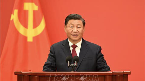Đồng chí Tập Cận Bình tiếp tục được bầu làm Tổng Bí thư Ban Chấp hành Trung ương Đảng Cộng sản Trung Quốc