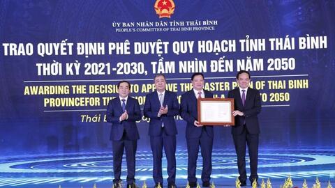 Quy hoạch tỉnh Thái Bình: Lấn biển để mở ra không gian phát triển mới