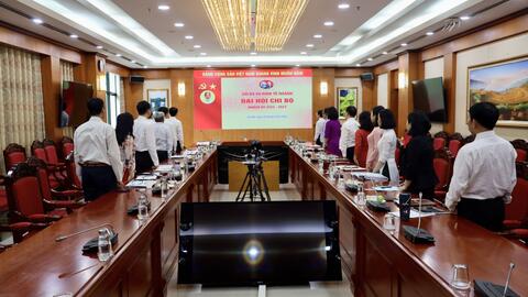 Chi bộ vụ Kinh tế ngành, Ban Chính sách, chiến lược Trung ương tổ chức Đại hội Chi bộ, nhiệm kỳ 2025- 2027