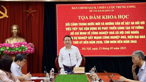 Ban Chính sách, chiến lược Trung ương tổ chức Tọa đàm khoa học thuộc Đề tài KX.02.20/21-25