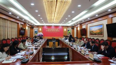 Đoàn kiểm tra số 1907 của Bộ Chính trị, Ban Bí thư làm việc với Đảng ủy cơ quan Ban Chính sách, chiến lược Trung ương