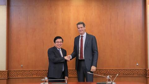 Phó Trưởng ban Kinh tế Trung ương nguyễn Thành Phong tiếp và làm việc với đoàn công tác của ADB
