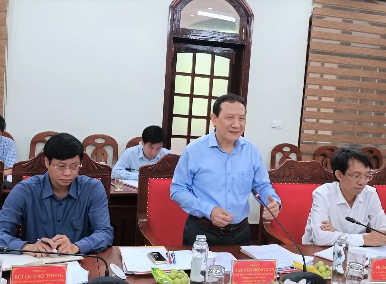 Đoàn công tác Ban Chỉ đạo Trung ương làm việc với tỉnh Nghệ An về tổng kết Nghị quyết 26-NQ/TW của Bộ Chính trị khóa XI