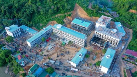 Thêm một ngôi trường vùng núi Tây Nghệ An được khẩn trương hoàn thiện để đón chào năm học mới