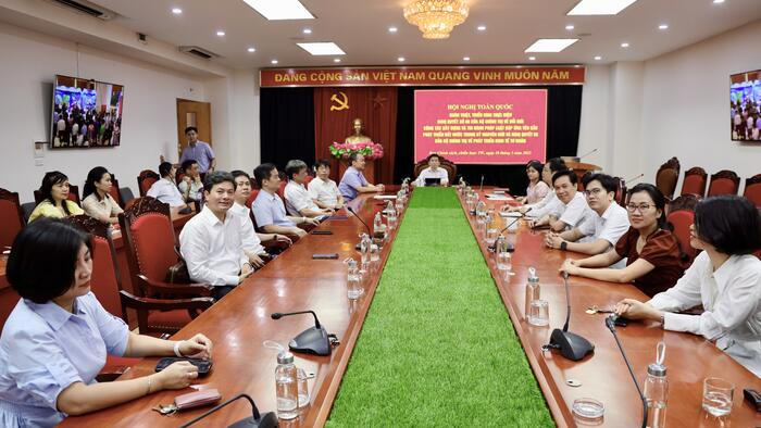 Hội nghị toàn quốc quán triệt, triển khai thực hiện Nghị quyết số 66-NQ/TW và Nghị quyết số 68-NQ/TW