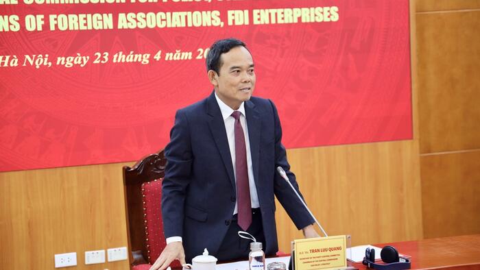 Ban Chính sách, chiến lược Trung ương làm việc với Đoàn Hiệp hội Thương mại nước ngoài, doanh nghiệp FDI