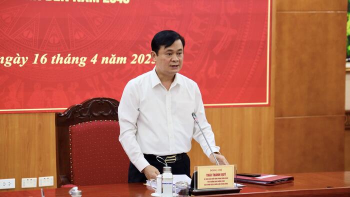 Ban Chính sách, chiến lược Trung ương làm việc với Thành ủy Huế về Đề án sơ kết 05 năm thực Nghị quyết số 54-NQ/TW, ngày 10/12/2019 của Bộ Chính trị về xây dựng và phát triển tỉnh Thừa Thiên Huế đến năm 2030, tầm nhìn đến năm 2045