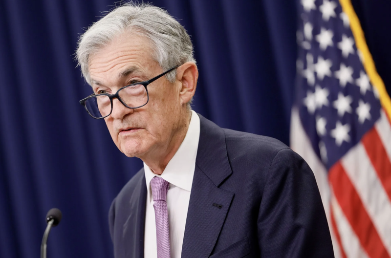 Chủ tịch Fed Jerome Powell tại cuộc họp báo ngày 7/11 - Ảnh: Bloomberg.