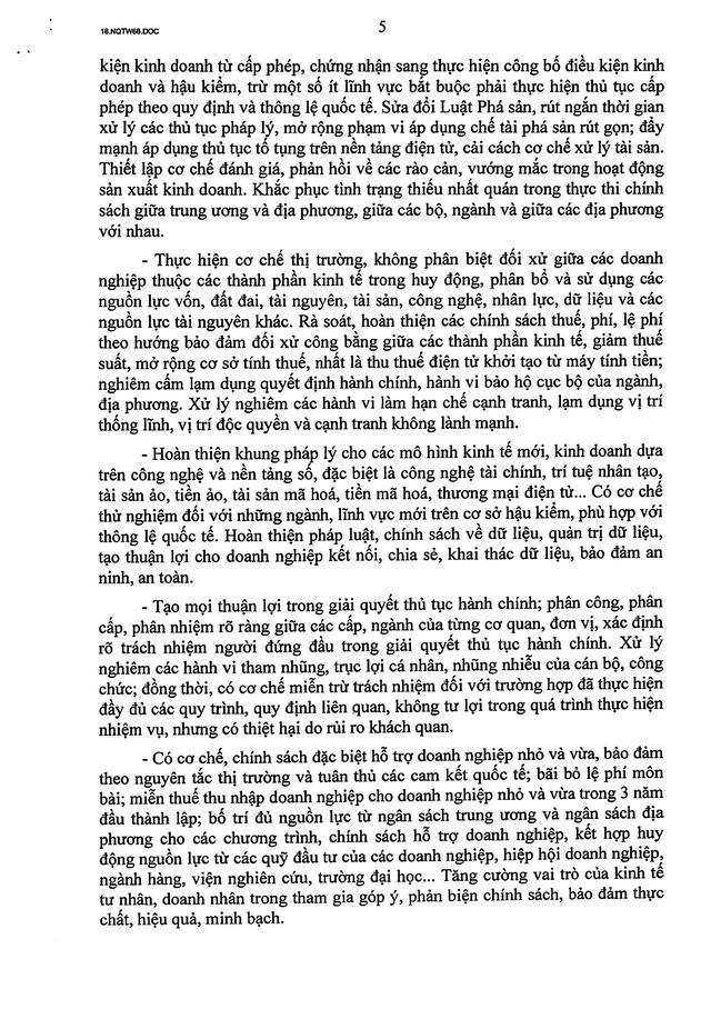 TOÀN VĂN: Nghị quyết số 68-NQ/TW về phát triển kinh tế tư nhân- Ảnh 5.